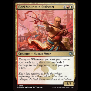 MTG Cori Mountain Stalwart Tarkir: Dragonstorm tdm#175