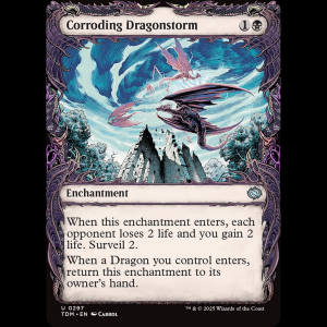 MTG Corroding Dragonstorm Tarkir: Dragonstorm tdm#297