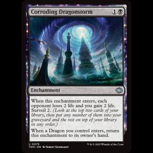 MTG Corroding Dragonstorm Tarkir: Dragonstorm tdm#75