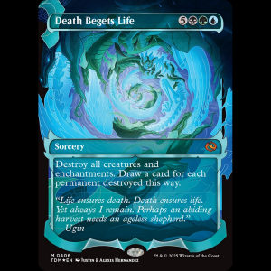 MTG 生を産む死 (Death Begets Life) Tarkir: Dragonstorm tdm#406