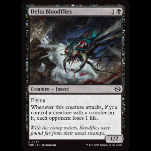 MTG Delta Bloodflies Tarkir: Dragonstorm tdm#77