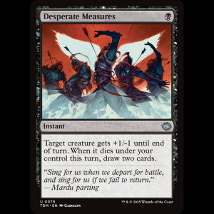 MTG Desperate Measures Tarkir: Dragonstorm tdm#78