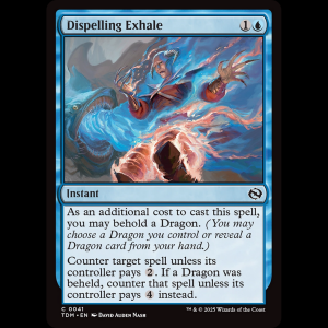 MTG Dispelling Exhale Tarkir: Dragonstorm tdm#41