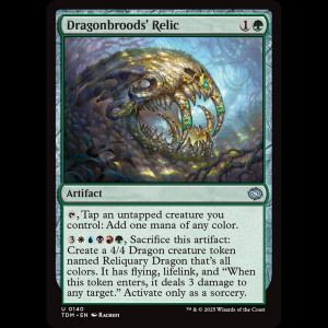 MTG Dragonbroods' Relic Tarkir: Dragonstorm tdm#140