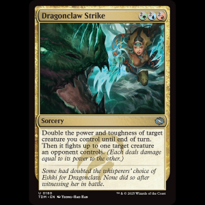 MTG Dragonclaw Strike Tarkir: Dragonstorm tdm#180