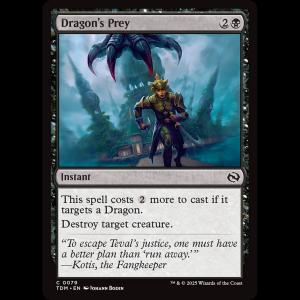 MTG Dragon's Prey Tarkir: Dragonstorm tdm#79