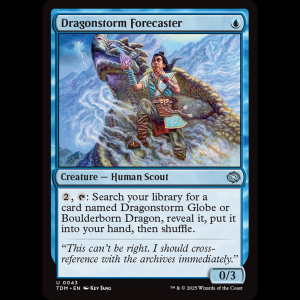 MTG Dragonstorm Forecaster Tarkir: Dragonstorm tdm#43