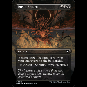 MTG Dread Return Commander Masters cmm#637