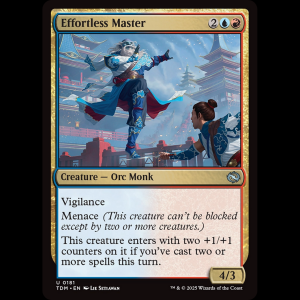 MTG Effortless Master Tarkir: Dragonstorm tdm#181