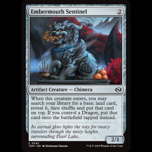 MTG Embermouth Sentinel Tarkir: Dragonstorm tdm#242