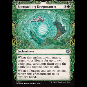 MTG Encroaching Dragonstorm Tarkir: Dragonstorm tdm#305