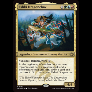 MTG Eshki Dragonclaw Tarkir: Dragonstorm tdm#182