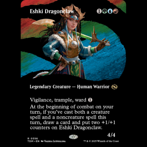 MTG Eshki Dragonclaw Tarkir: Dragonstorm tdm#356