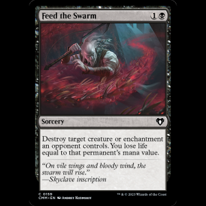 MTG Feed the Swarm Commander Masters cmm#159