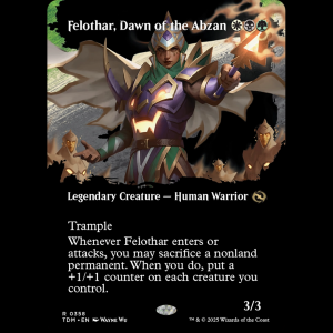 MTG Felothar, Dawn of the Abzan Tarkir: Dragonstorm tdm#358