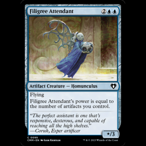MTG Filigree Attendant Commander Masters cmm#95