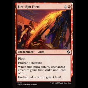 MTG Fire-Rim Form Tarkir: Dragonstorm tdm#107