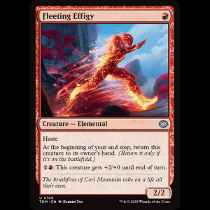 MTG Fleeting Effigy Tarkir: Dragonstorm tdm#108