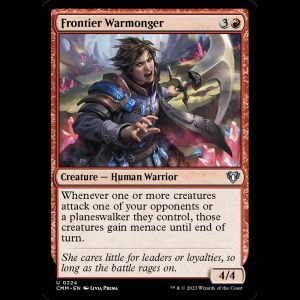 MTG Frontier Warmonger Commander Masters cmm#224