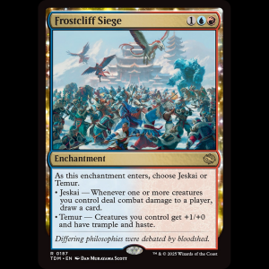MTG Frostcliff Siege Tarkir: Dragonstorm tdm#187