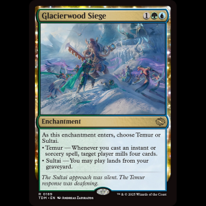 MTG Glacierwood Siege Tarkir: Dragonstorm tdm#189