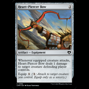 MTG Heart-Piercer Bow Commander Masters cmm#390