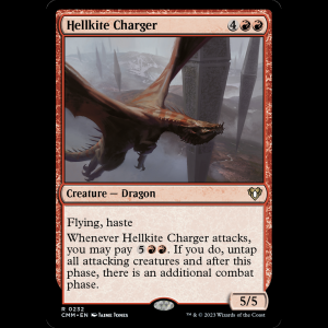 MTG Hellkite Charger Commander Masters cmm#232