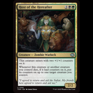 MTG Host of the Hereafter Tarkir: Dragonstorm tdm#193