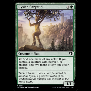 MTG Ilysian Caryatid Commander Masters cmm#297