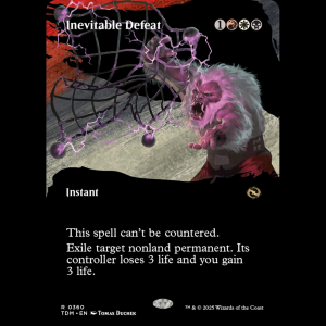 MTG Inevitable Defeat Tarkir: Dragonstorm tdm#360