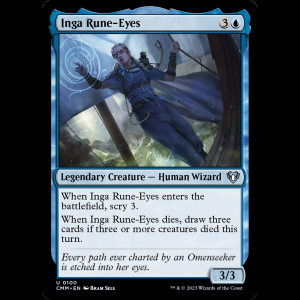 MTG Inga Rune-Eyes Commander Masters cmm#100
