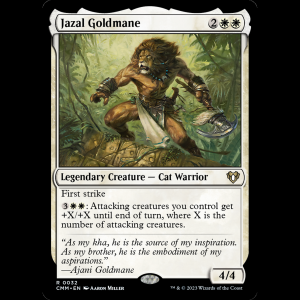 MTG Jazal Goldmane Commander Masters cmm#32
