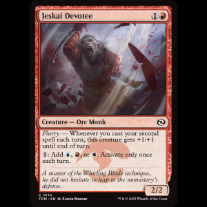 MTG Jeskai Devotee Tarkir: Dragonstorm tdm#110
