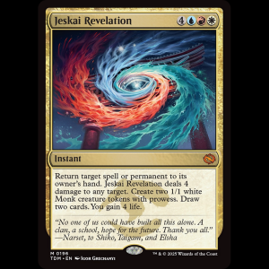 MTG Jeskai Revelation Tarkir: Dragonstorm tdm#196