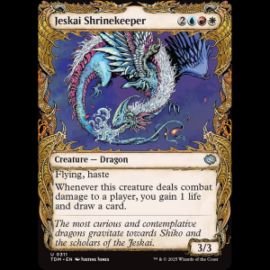 MTG Jeskai Shrinekeeper Tarkir: Dragonstorm tdm#311