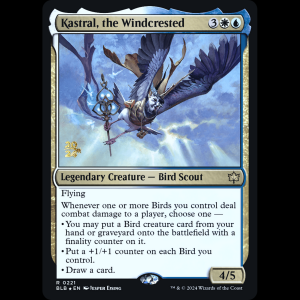 MTG Kastral, the Windcrested Bloomburrow Promos pblb#221s