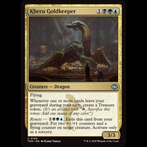 MTG Kheru Goldkeeper Tarkir: Dragonstorm tdm#199
