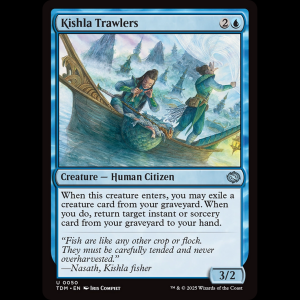 MTG Kishla Trawlers Tarkir: Dragonstorm tdm#50