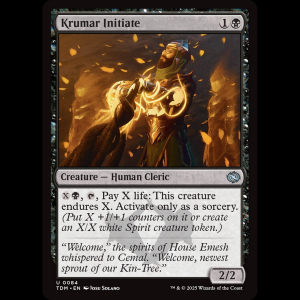 MTG Krumar Initiate Tarkir: Dragonstorm tdm#84