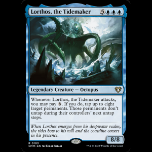 MTG Lorthos, the Tidemaker Commander Masters cmm#103