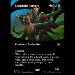 MTG Lotuslight Dancers Tarkir: Dragonstorm tdm#363