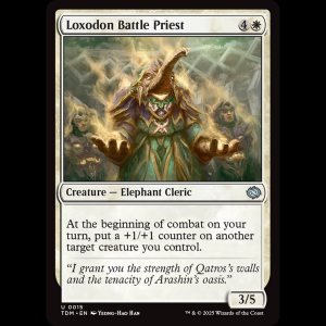 MTG Loxodon Battle Priest Tarkir: Dragonstorm tdm#15