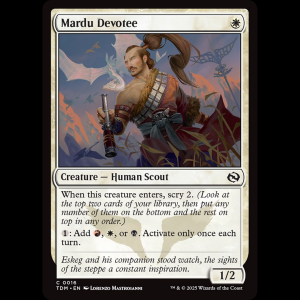 MTG Mardu Devotee Tarkir: Dragonstorm tdm#16