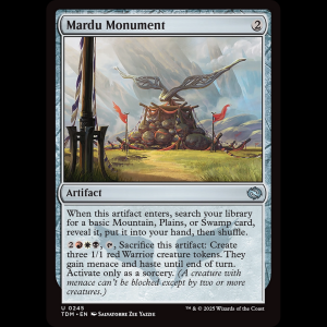 MTG Mardu Monument Tarkir: Dragonstorm tdm#245