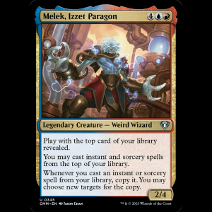 MTG Melek, Izzet Paragon Commander Masters cmm#345