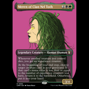 MTG Meren of Clan Nel Toth Commander Masters cmm#685