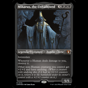 MTG Mikaeus, the Unhallowed Commander Masters cmm#516