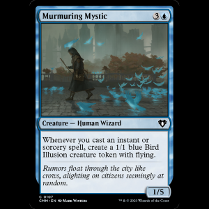 MTG Murmuring Mystic Commander Masters cmm#107