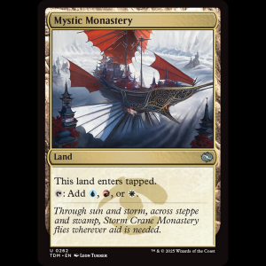 MTG Mystic Monastery Tarkir: Dragonstorm tdm#262