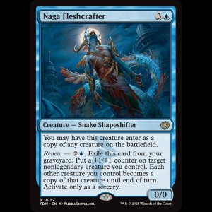 MTG Naga Fleshcrafter Tarkir: Dragonstorm tdm#52